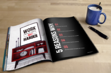 Work Smarter two-page spread